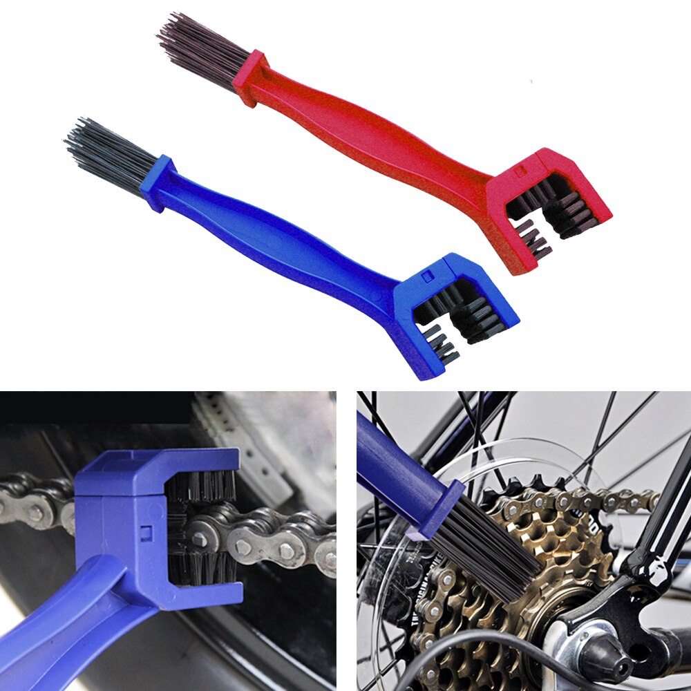 Plastic Cycling Motorcycle Bicycle Chain Clean Brush Gear Grunge Brush Cleaner Outdoor Cleaner Scrubber bisiklet Tools for KTM