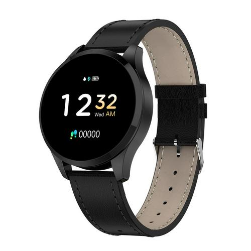 IP67 Waterdicht Smart Horloge Hartslag Bloeddruk Hr Sensor Sport Fitness Tracker Mannen Smart Armband Voor Iphone Android: Belt Black