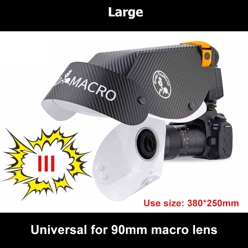 Universal Flash Diffusor Reflektor Softbox Blitzlicht Snoot für Tele Makro Objektiv Aufnahme Kamera Blitz Soft Light Cover