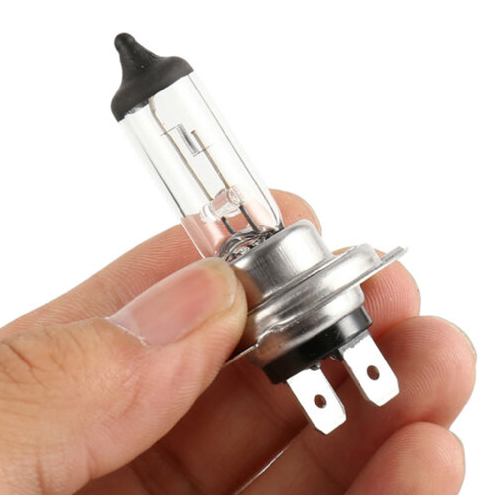 10 Uds bombilla halógena para faros delanteros H7 12V bombilla halógena súper blanca bombillas para faros de coche luces de larga duración