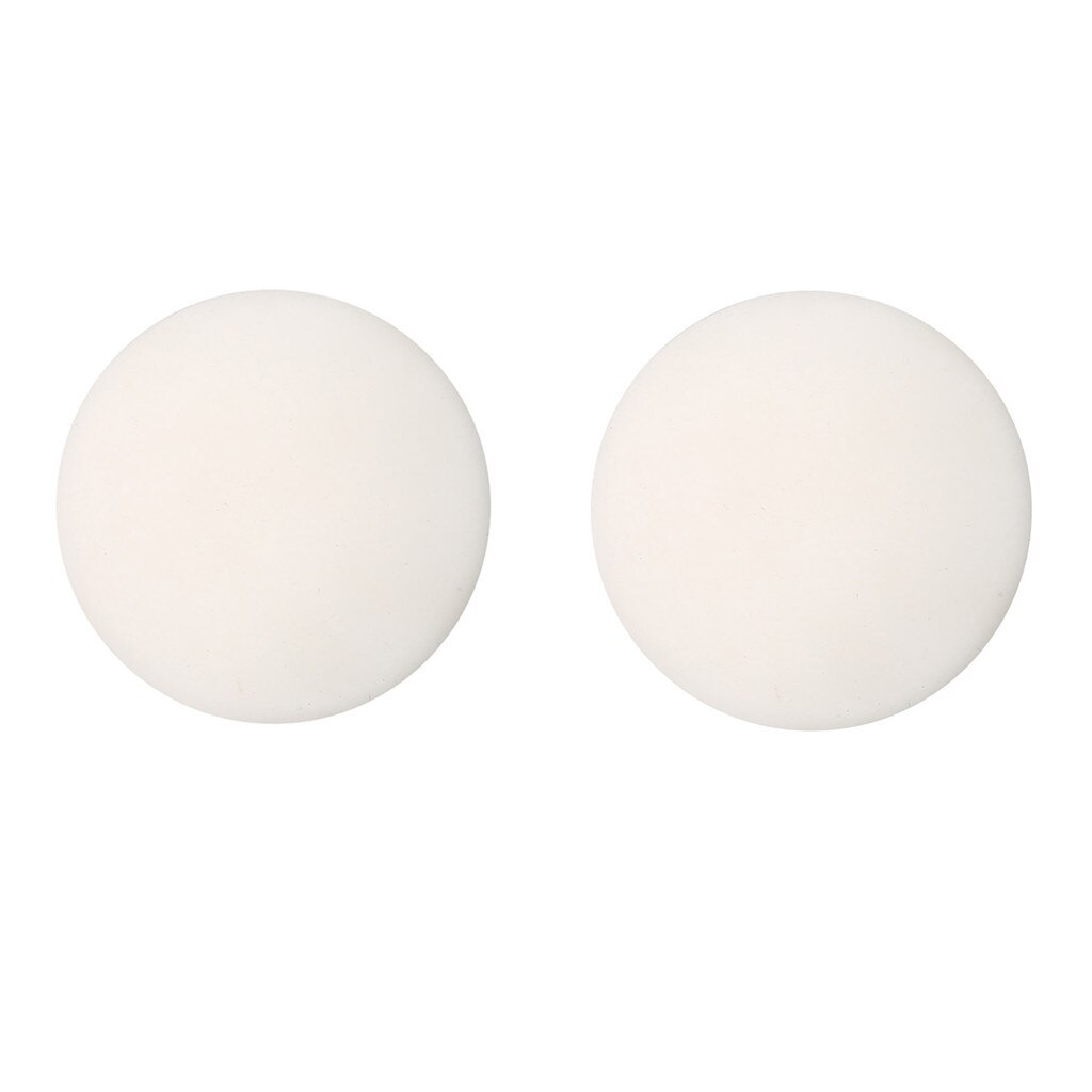 Rubber Home Door Doorknob Back Wall Protector Savior Shockproof Crash Pad Door Stopper Doorknob Rubber Fender Lock Protective: White 2PC