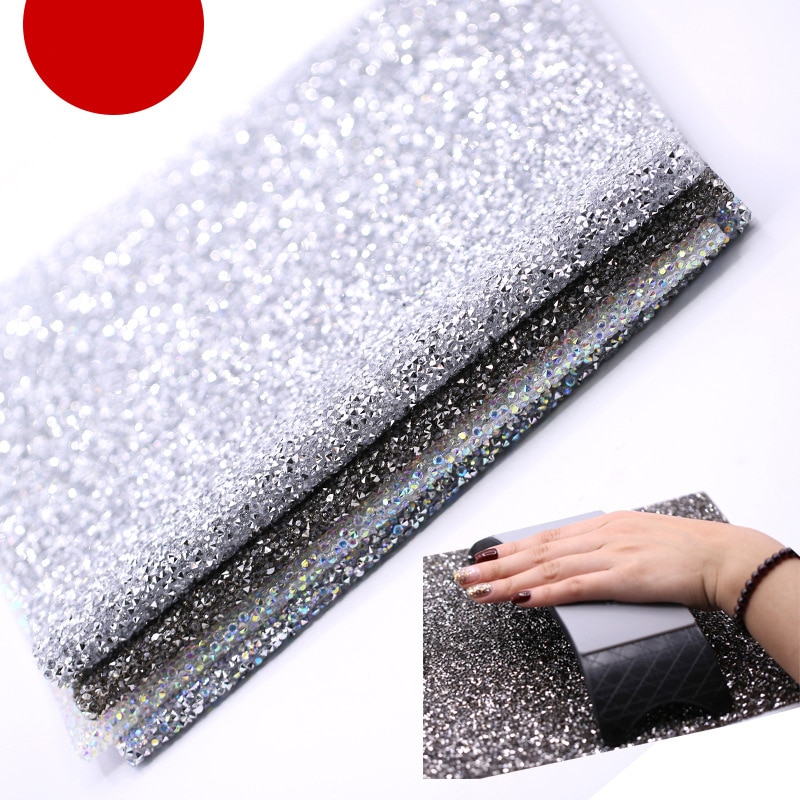 ANGNYA 1Pc luksusowy welur pełna diamentowa tarcza mata/luksusowy ekskluzywny gwóźdź Sztuka ręcznie poduszka poduszka podstawka na lakier robić paznokci miękki podłokietnik