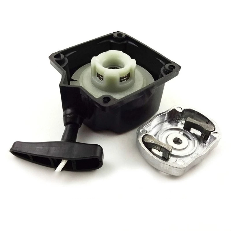 Recoil Starter Pull Kit for Gasoline Brush Cutter Engine 43CC 49CC 52CC Lawn Mower Brush Mower Accessories Garden Power Tools: Silver