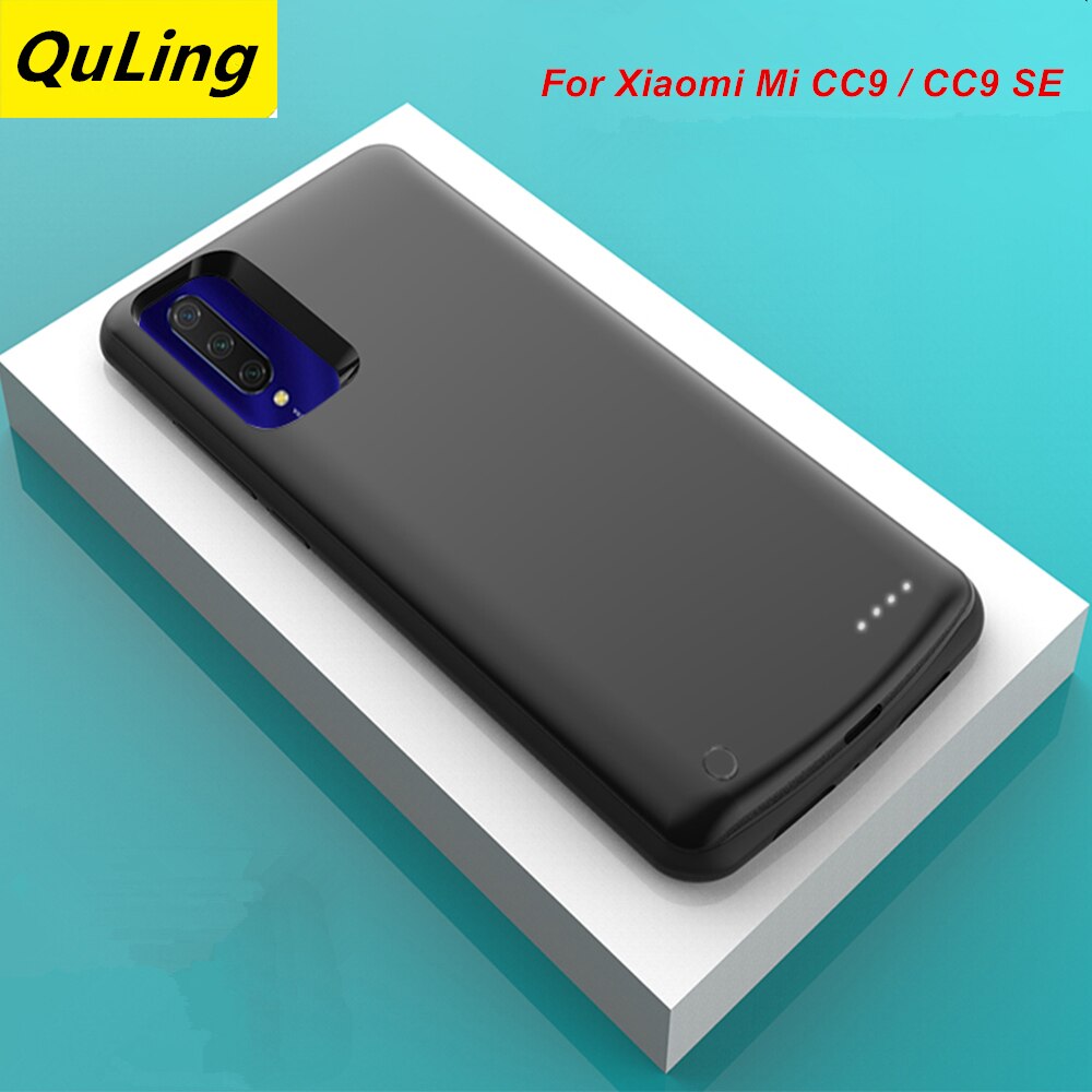 Quling 6500 Mah Voor Xiaomi Mi CC9 Batterij Case CC9 Se Batterij Oplader Bank Power Case Voor Xiaomi Mi CC9 se Batterij Case