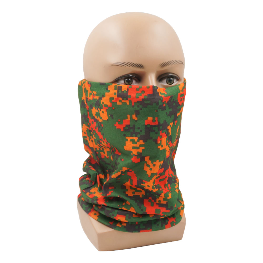 Fashion16-mascarilla de camuflaje urbana, Bandana de Color azul claro para senderismo, protección multifuncional para el cuello, polainas