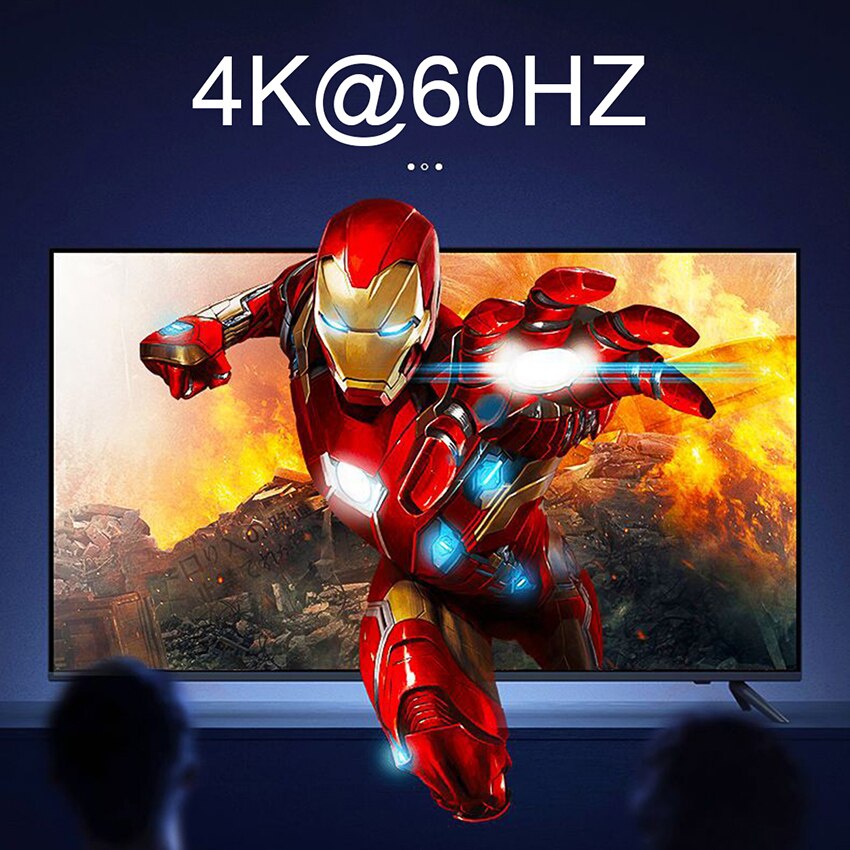 2 poort USB HDMI KVM Switch 4K @ 60Hz RGB/YUV 4:4:4 HDR HDMI 2.0 Switcher 2X1 Ondersteuning Toetsenbord Muis Printer