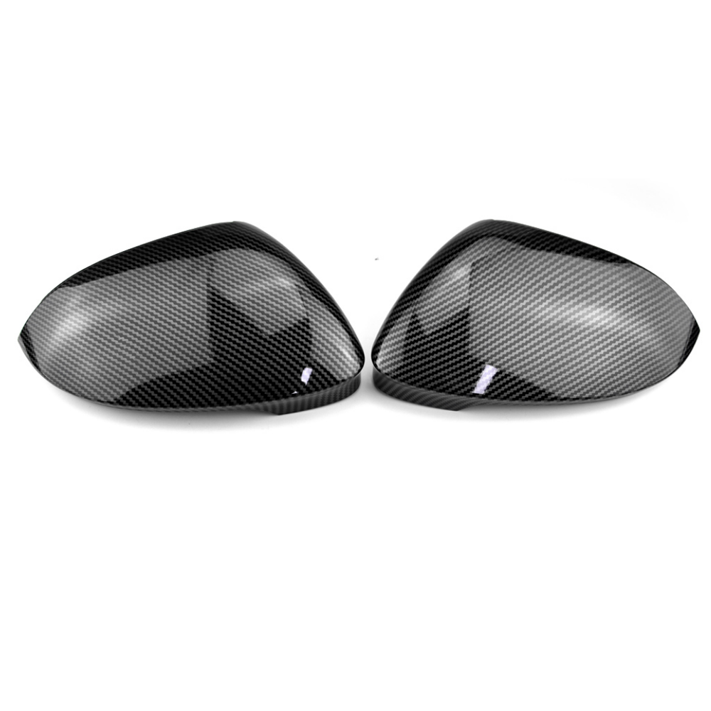 Voor Vw Golf 8 MK8 Spiegel Covers Caps Achteruitkijkspiegel Case Cover Carbon Look Heldere Zwarte Covers: carbon fiber
