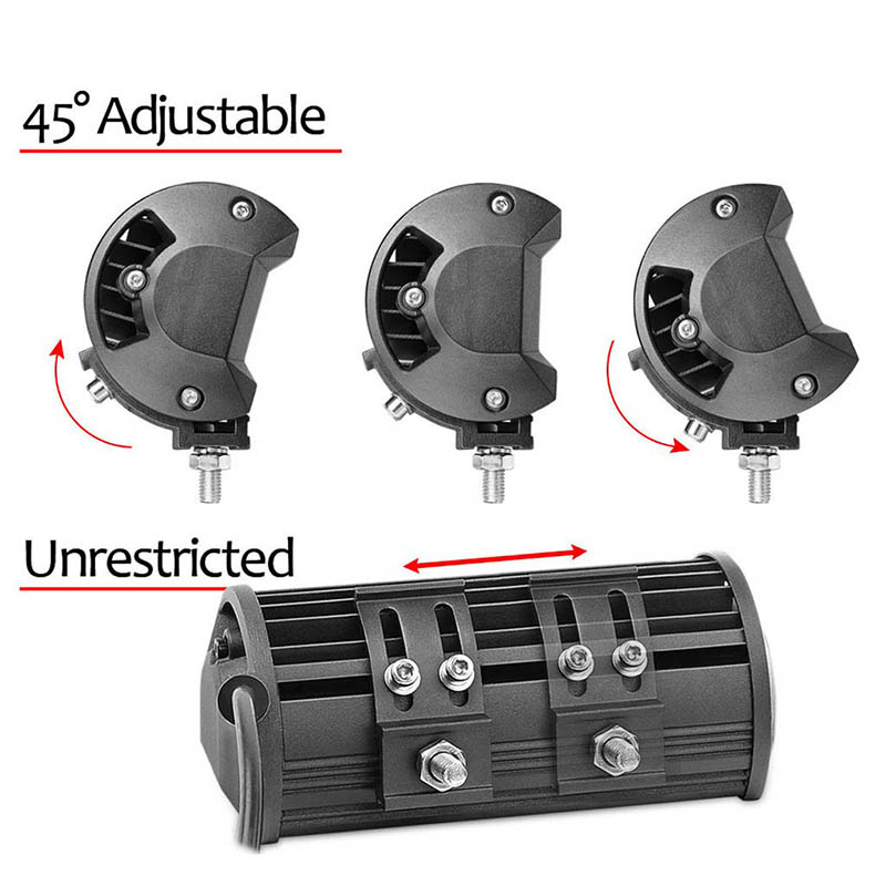 Soporte de montaje para todoterreno, accesorios 4x4, soportes de montaje de barra de luz Led, iluminación de trabajo, soporte de lámpara antiniebla