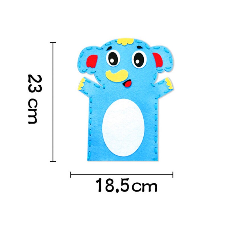 kindergarten arts crafts diy toys Cartoon Nonwoven Fabric Glove crafts kids Finger educational for children&#39;s toys