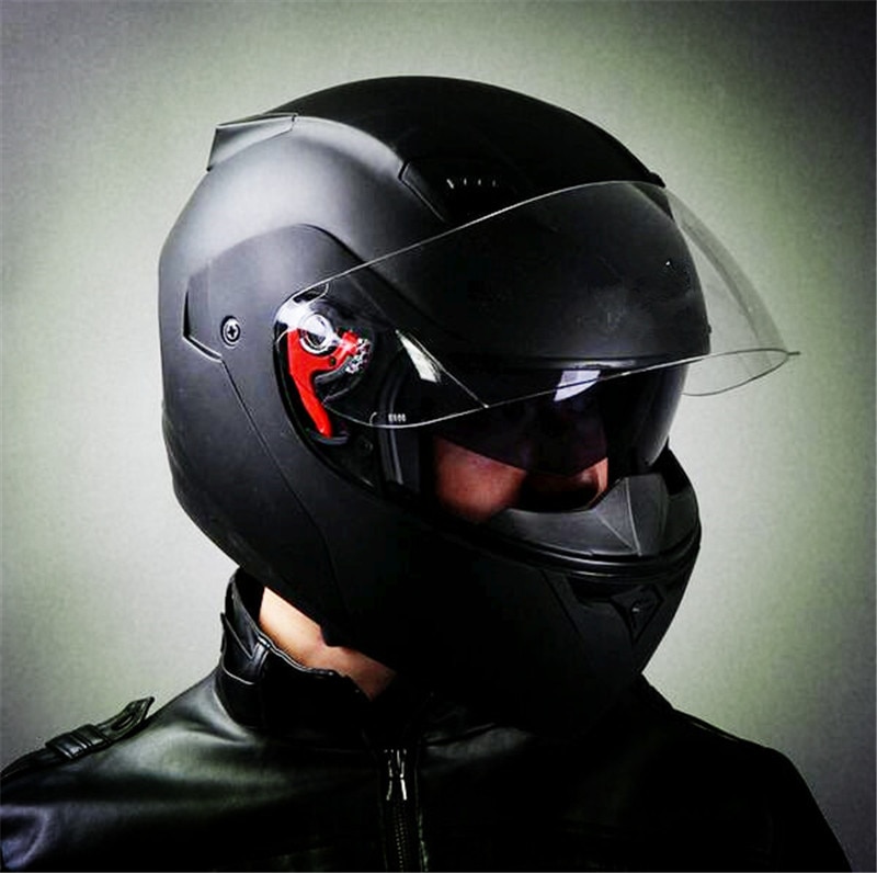 Casco Capacetes Motorhelm Dual Visor Modulaire Flip Up Motocross Helm Dot Goedgekeurd