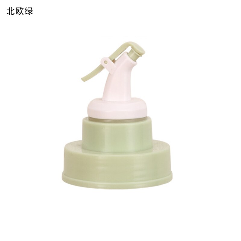 Yomdid Duurzaam Bottle Cap Stopper Voor Olie Fles Kruiden Fles Saus Azijn Olie Nozzle Spuit Verzegeld Deksel Keukengerei: C Green