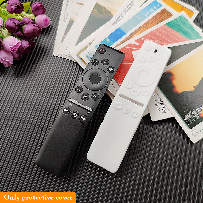 Samsung-TV Remote Control Protective Sleeve For BN59-01 Anti Silicone Cover: white