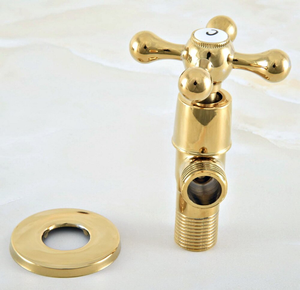 Gold Schwarz Antike Durcheinander Dreieck Ventil Wasser Kontrolle Ventil Schlecht Wasserhahn Wasser Ventil 1/2*1/2 Durcheinander Winkel ventile KD1439: Gold