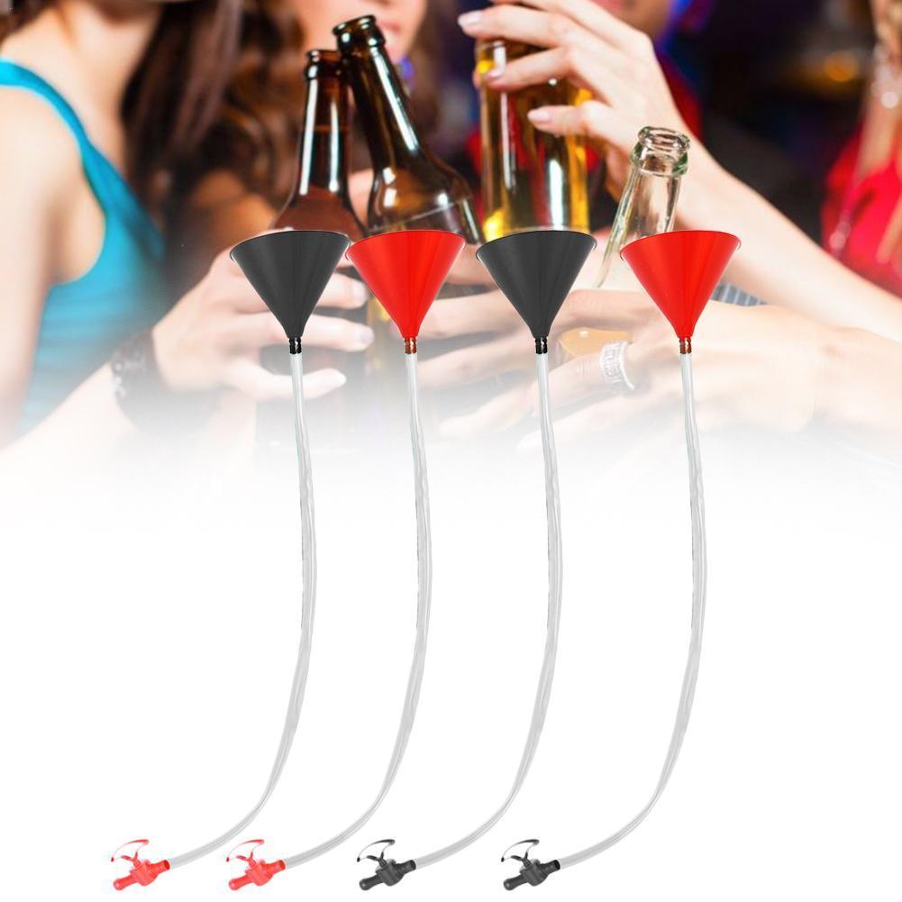 Embudo de cerveza largo, tubo de llenado de líquido de vino, manguera de válvula de plástico para cumpleaños, festivales, , Bar, herramienta de PP + PVC, coladores