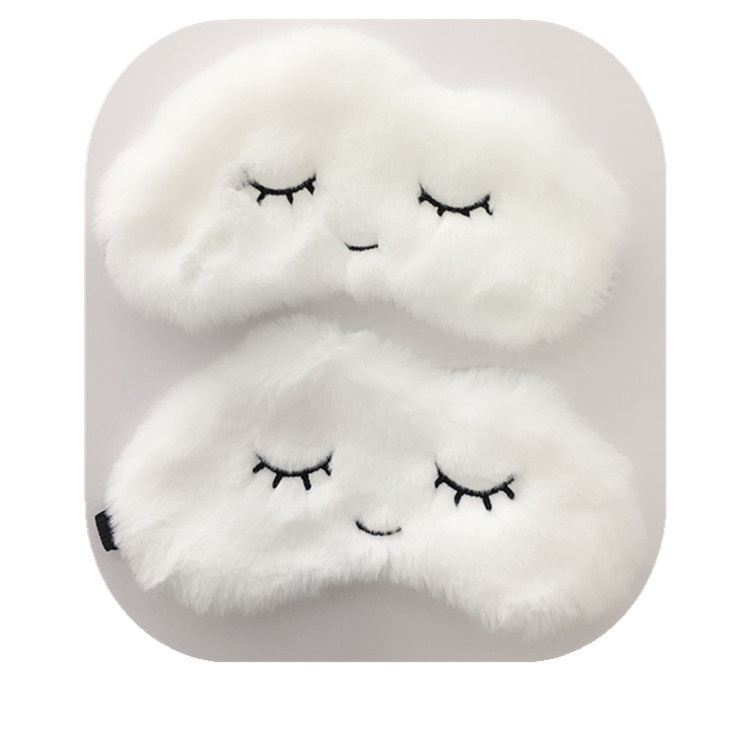 Party Cloud Eye Mask Cartoon cute Variety Sleeping Mask Plush Cover Eyeshade Relax Mask Suitable for Travel Home Party