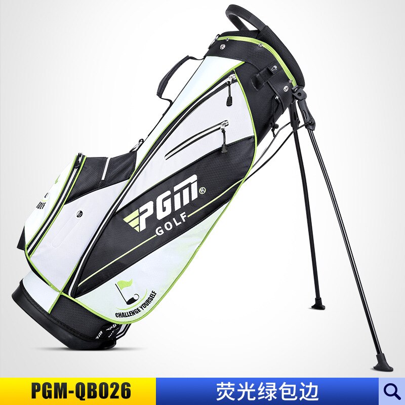 Pgm Golf Stand Bag Ultra Licht Golf Standaard Stand Bag Met Schouderband Golftas: Light Green