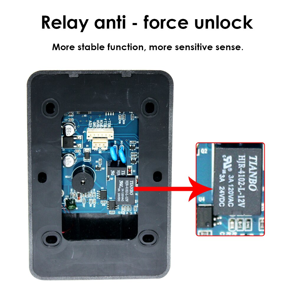 125khz RFID Proximity Card Digital Keypad Access Control System Door Lock Controller RFID/EM Keypad access card reader no light