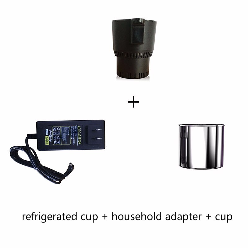 12V voiture refroidissement tasse 2-en-1 voiture bureau tasse plus refroidisseur Smart voiture tasse porte-gobelet refroidissement boisson boissons peut été Cool: 5