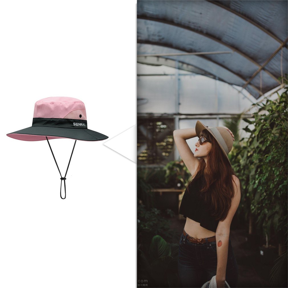 Hat summer outdoor sun hat UV protection sun protection travel cap mountaineering couple fishing sun hat