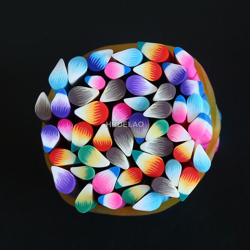 50pcs/bag Polymer Fruit Animal Slices For Slimes Supplies Nails Art Tips Clay Supplies Charms Accessories For Nail Art Toy ​: diy slices C