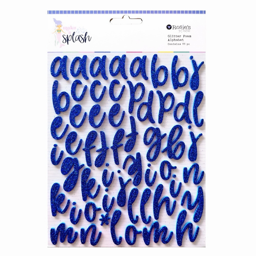 CRZCrafter Foam alphabet Stickers Glitter for Scrapbooking Card making Journal embellishments decoration