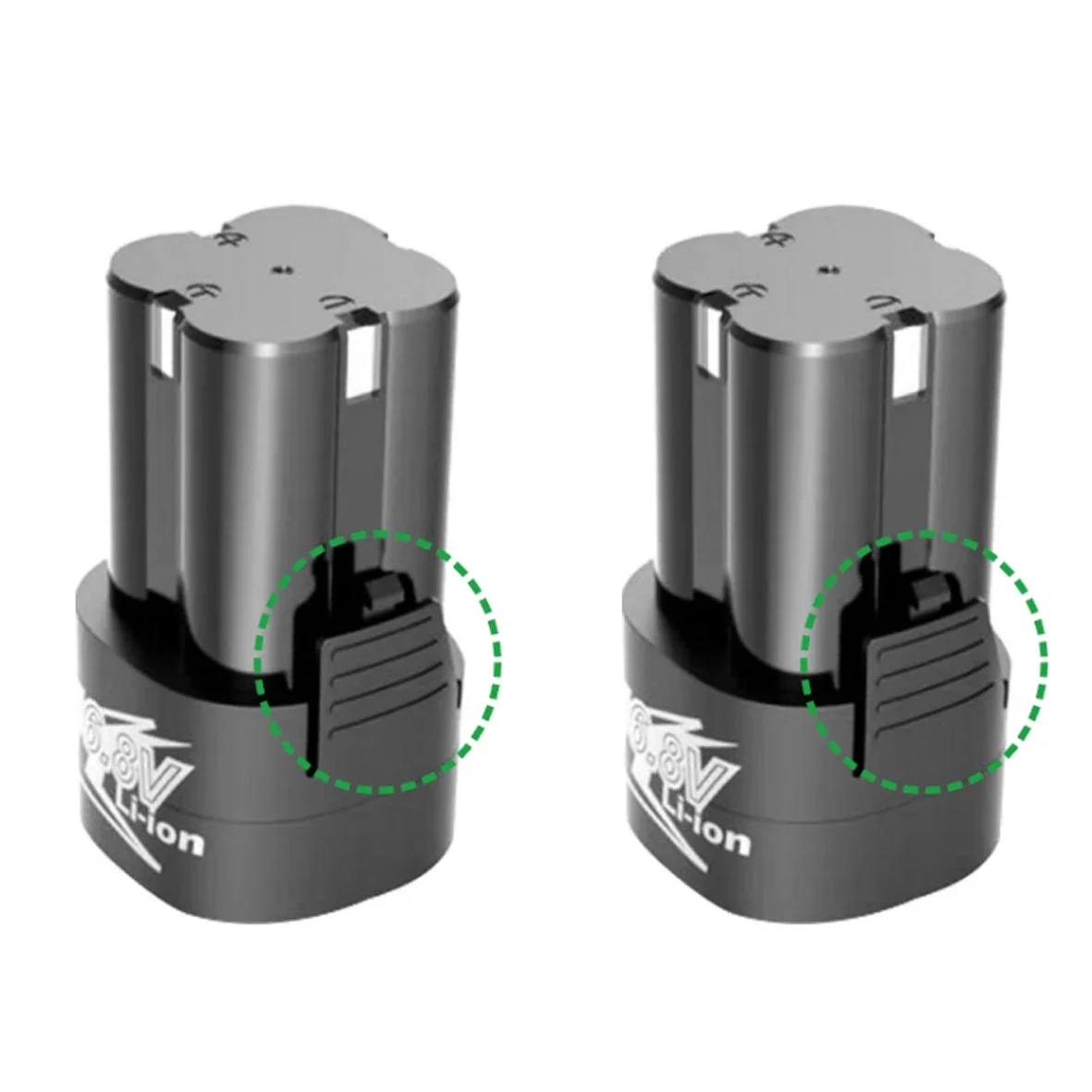 16.8V 8000mAh Universal Rechargeable Lithium Battery for Electric Shear Electric Drill Electric Wrench Power Tools Battery: Red