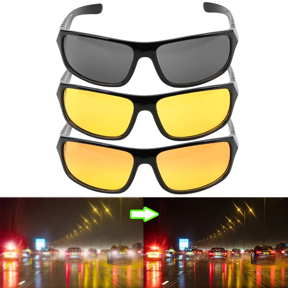 Sunglasses Goggles Car Driving Glasses Night Vision Goggles Eyewear UV Protection