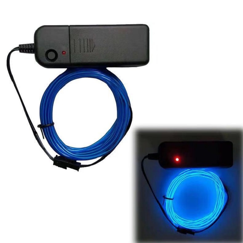 Tiras de iluminación Interior LED de neón para coche, control de cable de unidad de cigarrillos, adaptador de enchufe USB, controlador, tira de luz Led para coche