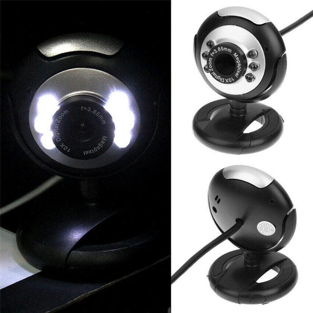 HD USB Webcam Camera with Mic microphone Night Vision Web Cam For PC Laptop Web Camera PC Webcam Video Calling Computer Cams