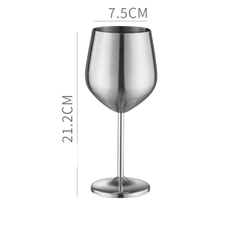 Copa de vino de acero inoxidable 304, copa de Martini, copa de cóctel de estilo Retro , Bar, restaurante, utensilios para beber en casa: Chocolate