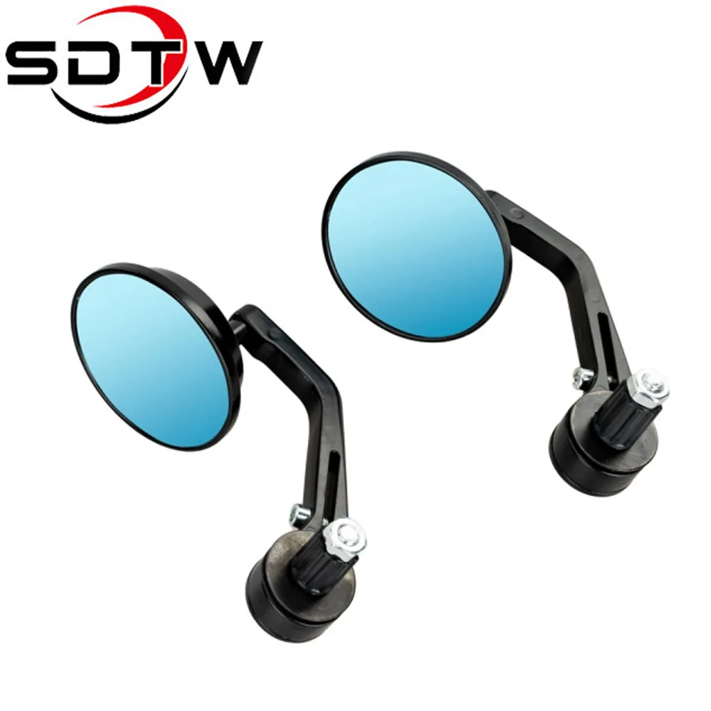 Accesorios para motocicleta, espejos retrovisores con extremo de barra redonda de 7/8 "para Cafe Racer, espejos retrovisores para Moto y Scooters