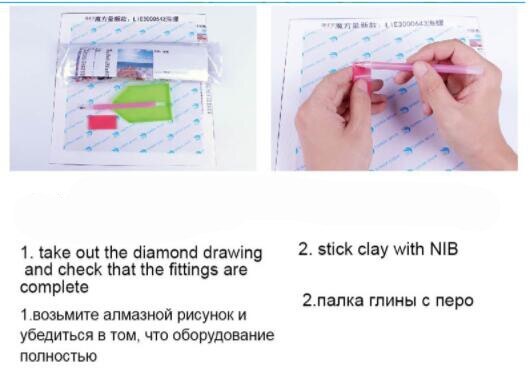 Pegamento para pintura de diamantes, arcilla, barro, pasta de diamantes de imitación, herramienta de bordado, accesorios de mosaico, manualidades, 100/50/5 piezas