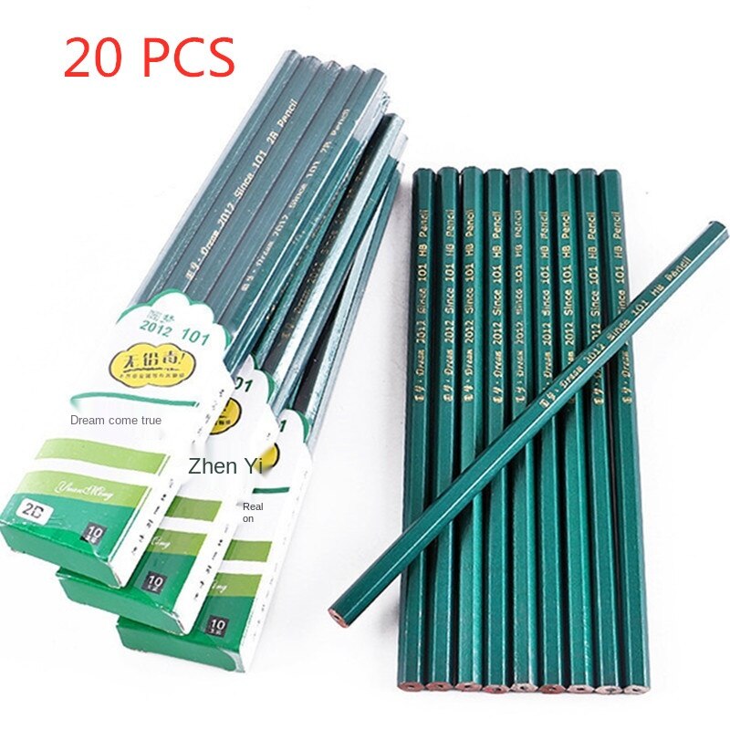 20 Pcs 2B Zeichnung Bleistift HB Lernen Schreiben Vicedeal