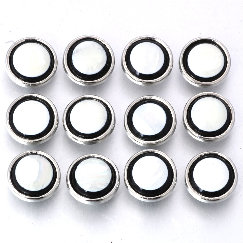 10pcs/lot Mixed Color 12MM Random Fish Scale Resin Snap Button For Women Fit 12mm Snap Bracelet Bangle Earrings Necklaces: 14