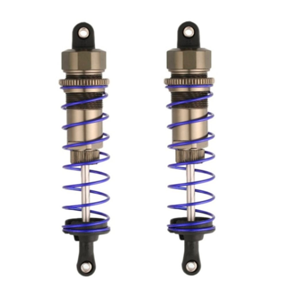 2pcs Neutral 1/10 Metal Oil Pressure Adjustable Shock Absorber 92mm Metal Aluminum Alloy Front / Rear Shock Absorbers: 105mm