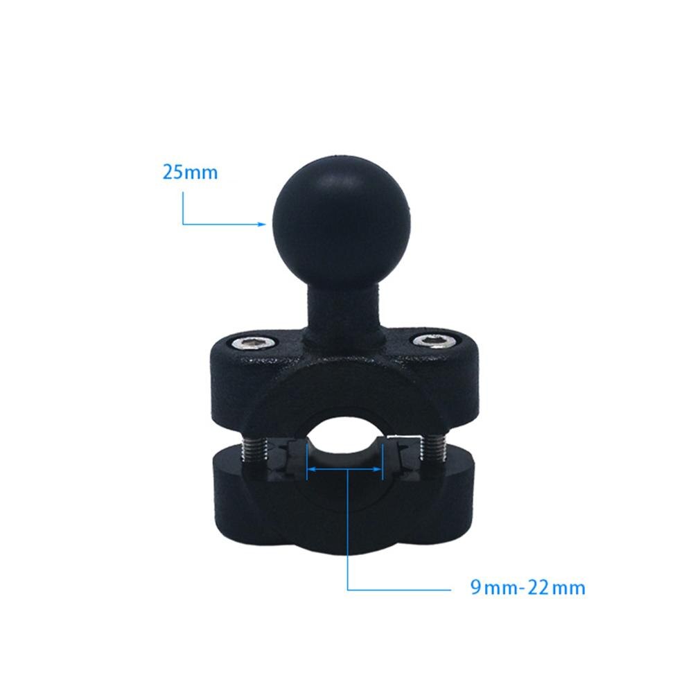 BGNing 25mm 1 "zoll Ball Kopf Mount Adapter w/ M6 Gewinde 1/4" Schraube für Motorrad Bike reiten Sport Kamera Telefon Clip Halterung: Clip mount