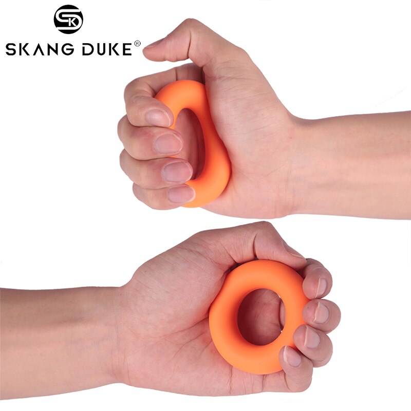 Anillo de agarre de mano, 30-50lb, de silicona, para entrenamiento de fuerza de dedos, para gimnasio, Crossfit, elástico, ejercitador de fuerza, 1 unidad