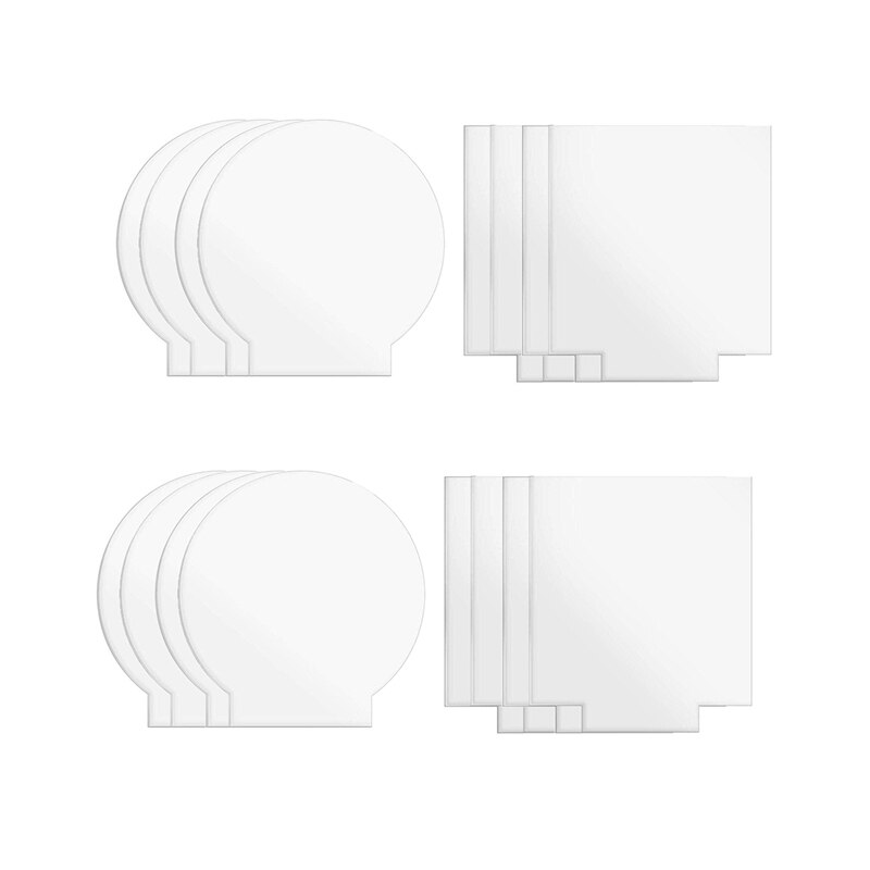 2Mm Acryl- Blatt klar Gießen Pro Plexiglass mit doppelt einseitig schützend Pro LED hell Base Zeichen DIY Anzeige 12 Stck: Ursprünglich Titel
