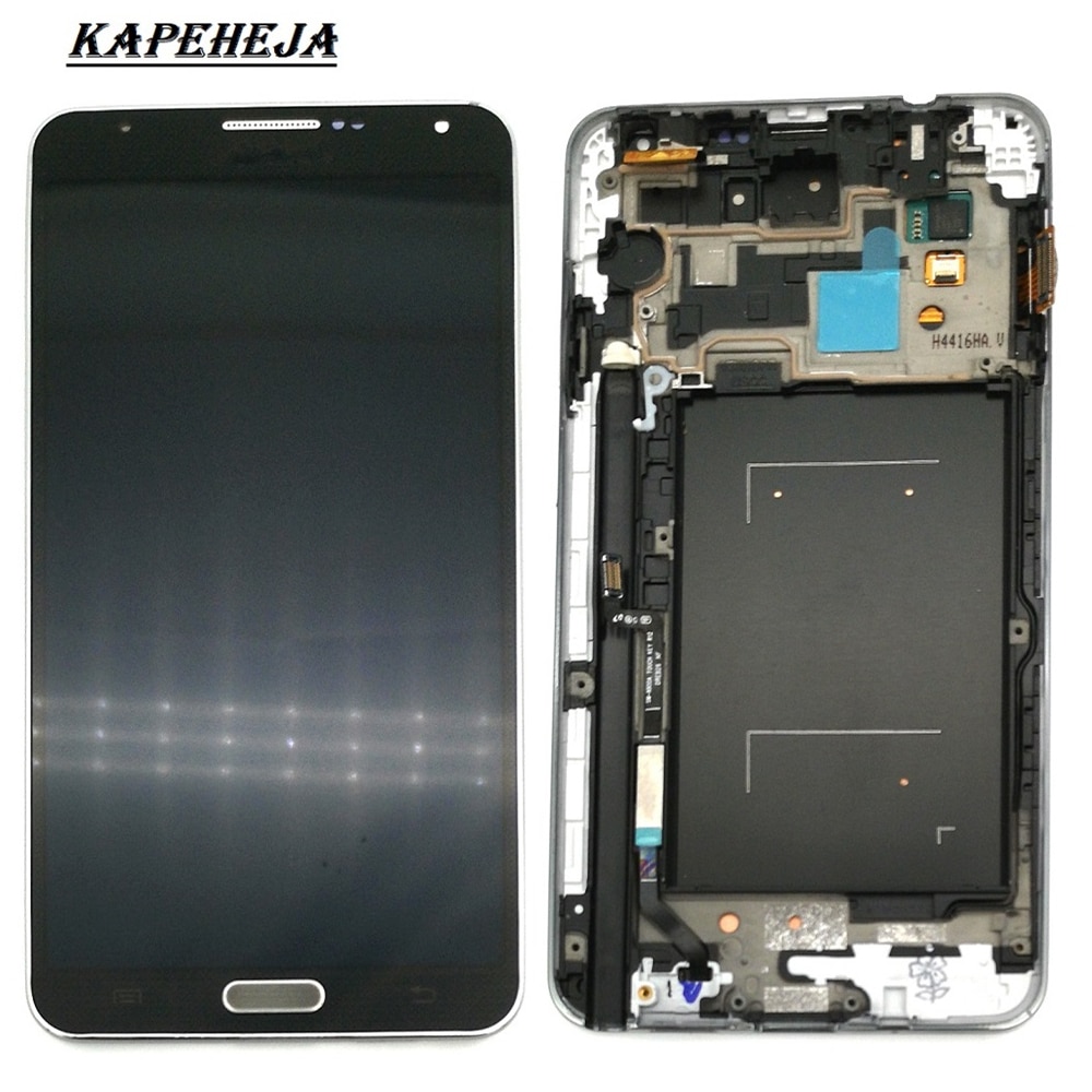 5.7 "super amoled display lcd para samsung galaxy note 3 n9005 n900a n900v n900p lcd tela de toque digitador assembléia