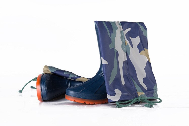 Botas deslizantes extraaltas para hombre, resistentes al desgaste, Protección Laboral, zapatos de agua gruesos, para lavado de coches, pesca, botas de goma informales