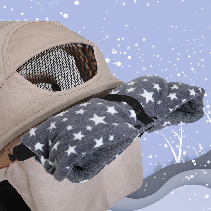 Baby Stroller Gloves Winter Pram Hand Muff Waterproof Pram Accessory Mitten Baby Buggy Clutch Cart Thick Gloves