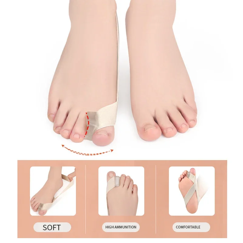 1 Stücke Spannungsgurt Hallux Valgus Schutz Daumen Zehenspreizer Schmerzlinderung Zehen Finger Separator Zehenschiene Ballen Erzähler Werkzeug