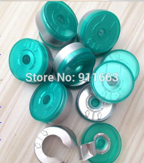 20mm Kunststoff-Aluminium kappe, 20 teile/los, Alle Arten Von Farbigen Kappen, pharma kappen, kunststoff-Aluminium Spitzen für crimpen glas fläschchen