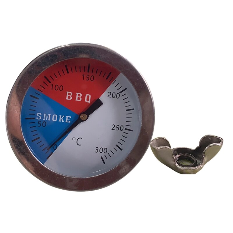 Thermomètre de four à grand cadran de cuisine, jauge de température de cuisson pour four à barbecue, compteur de cuisson des aliments et de la viande: Rouge