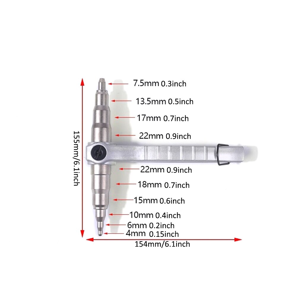Home Refrigeration Copper Pipe Tube Expanders Manual Tube Expander Air Conditioner Install Repair Hand Expanding Powers Tool