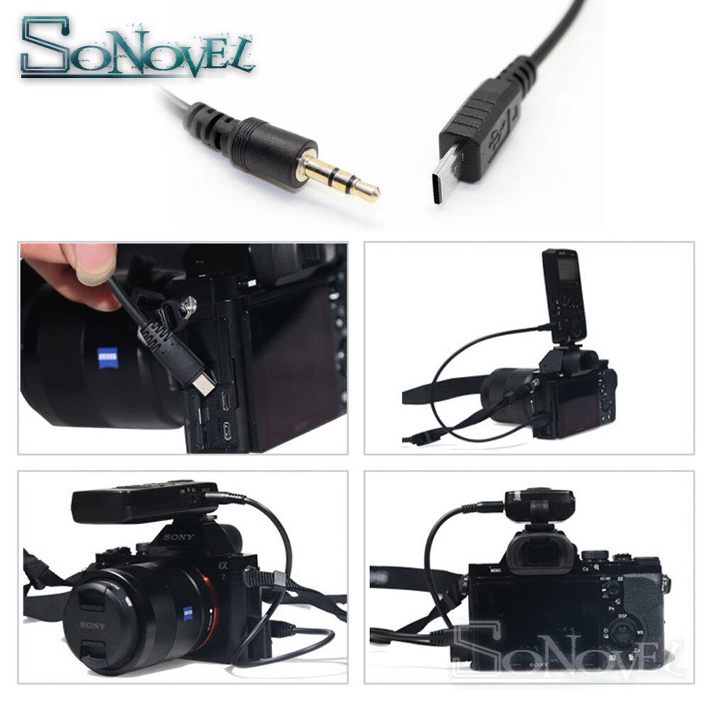 2.5mm-S2 Remote Control Shutter Connect Cable Cord for Sony A9 A7 A7R A7S A7SII A7RII A7M2 A7RIII A6500 A6300 A6000 A5100 A5000