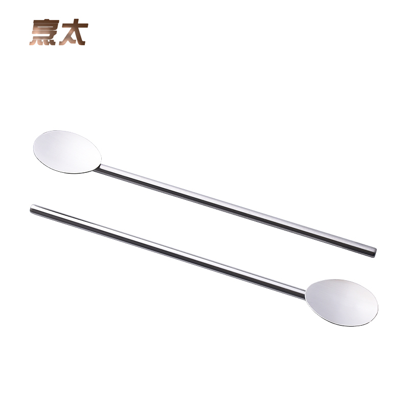 Stainless Steel Bar Spoon Mixing Spoon Swizzle Stick Whisk Mixing Tool Tableware Barware Cocktail Drink Sticking Tools: Default Title