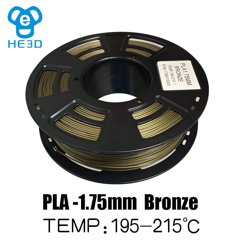 Avec lustre métallique PLA imprimante 3D PLA1.75mm 1 kg (2.2lb) filaments métalliques: Bronze
