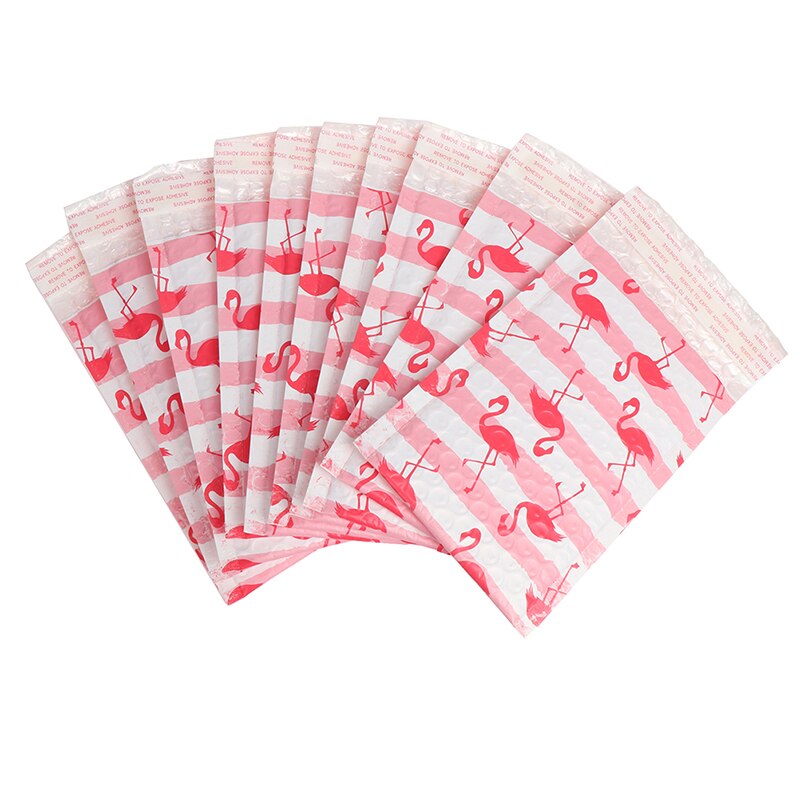 10 sztuk 125x180mm samo opakowanie torby przewozowe przestrzeń użytkowa cyraneczka poli koperta bąbelkowa flaming koperty prezent torba wyściełanana torebka wysyłkowa