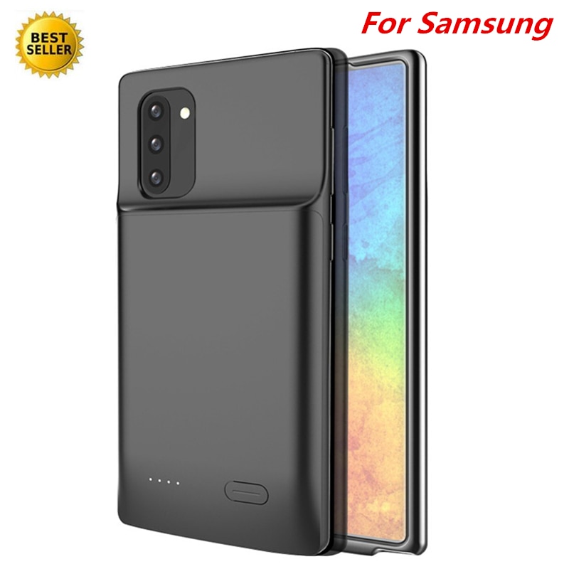 Battery Case For Samsung Galaxy S6 S9 S8 Plus Soft TPU Charging Phone Power Cover For Samsung Note 8 Note 9 10 Pro Battery Case